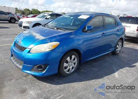 2009 Toyota Matrix z USA, uszkodzony, nr VIN 2T1KU40E49C159686